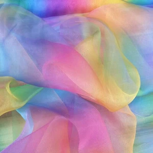 Rainbow 1 Organza Voile Draping Dress XMAS Costumes Decoration Lgbt Fabric 60" - Picture 1 of 1