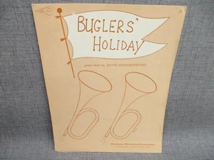 Buglers' Holiday Piano Duet by David Kraehenbuehl 1969 - Picture 1 of 4