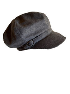 Sonoma Woman's  Newsboy Cabbie Hat Gray Cap Wool Blend One Size