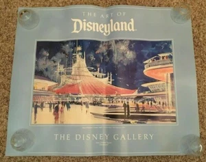 Art of Disneyland Disney Gallery Space Mountain Complex Night Poster Herb Ryman - Picture 1 of 12