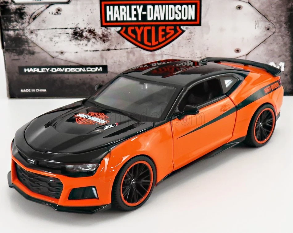 1/24 MAISTO - CHEVROLET - CAMARO ZL1 CUSTOM HARLEY DAVIDSON 2017 32271 - Immagine 1 di 1