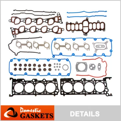 Juego de juntas de culata Windsor para Ford E150 Econoline F150 Expedition 97-99 4,6 L SOHC Foto 1 de 4