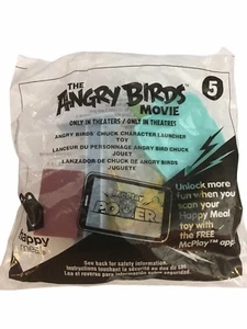 2016 Angry Birds Chuck Character Launcher McDonalds Happy Meal Toy #5 New - Picture 1 of 2