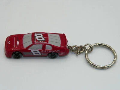 Dale Earnhardt Jr Nascar #8 Red Car Key chain 1/87 Scale NICE  - Image 1 of 4