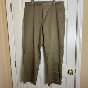 Dockers hellbraune D3 klassische Passform 100 % Baumwolle plissierte Herrenhose Größe 36 x 30 - Bild 1 von 5