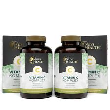 Vitamin C Komplex natürlich - 480 Kapseln (vegan) Acerola + Hagebutten-Extrakt 