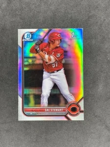 2022 Bowman Chrome Draft Sal Stewart 1st Bowman Refractor BDC122 Cincinnati Reds - Picture 1 of 2