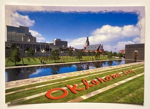 Oklahoma City National Memorial Alfred P Murrah Federal Building Postcard 8719 - Picture 1 of 2