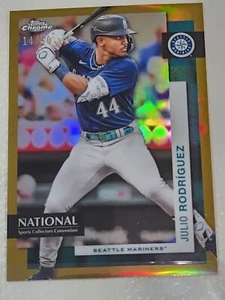 2024 Topps Chrom NSCC PACK National Convention Julio Rodriguez Gold/50 - Bild 1 von 3