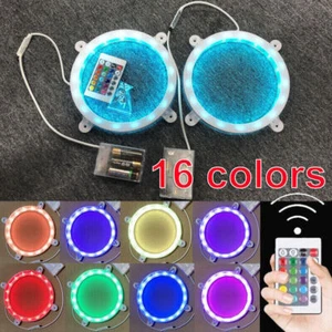 Paar LED Cornhole Lichter Maisloch Sitzsack Nachtlicht Standard Wurfbrett - Bild 1 von 17