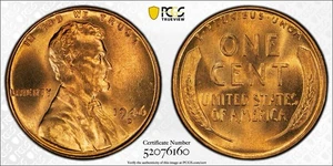 1946-D Lincoln 1c Cent PCGS MS 67 RD Wheat Penny, Upgrade Potential. - Picture 1 of 3