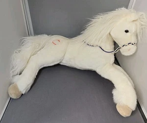 Douglas Cuddle Toys Plush Cavalia Grace White Lusitano Horse Laying Templado Tag - Picture 1 of 7
