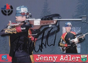 Jenny ADLER - Deutschland, Silber EM 2007 Biathlon, Original-Autogramm! - Picture 1 of 1