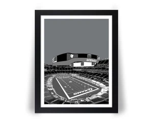 LOS ANGELES RAMS Sofi Stadium Skyline Photo Picture - 8x10 11x14 or 16x20 (WBN) - Picture 1 of 18