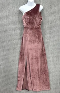 Baltic Born Maxikleid Damen Größe M Desert Rose Tatiana Samt One Shoulder Neu mit Etikett - Bild 1 von 13
