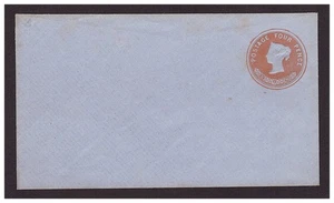1878 Queen Victoria 4d Vermilion ES4 stamped to order postal stationery envelope - Picture 1 of 2