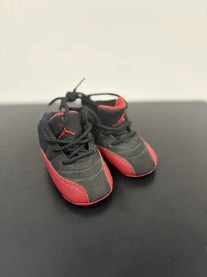 Usado Nike Air Jordan 12 Retro Juego de Gripe Infantes Talla 3C Suela Suave 378139-002 Foto 1 de 4