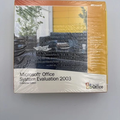 Sealed Microsoft Office System Evaluation 2003 Enterprise Edition Boxed Kit - Image 1 of 4