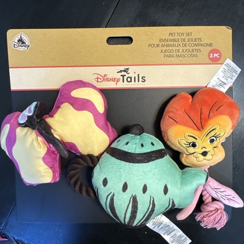 NEW DISNEY TAILS DOG PET TOY 3 PC SET ~ Disney Parks | eBay