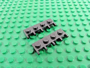 2x Lego schwarze Scharnierplatte 1 x 4 Fahrzeug Dach Scheibenhalter Tür #4315 - Bild 1 von 1