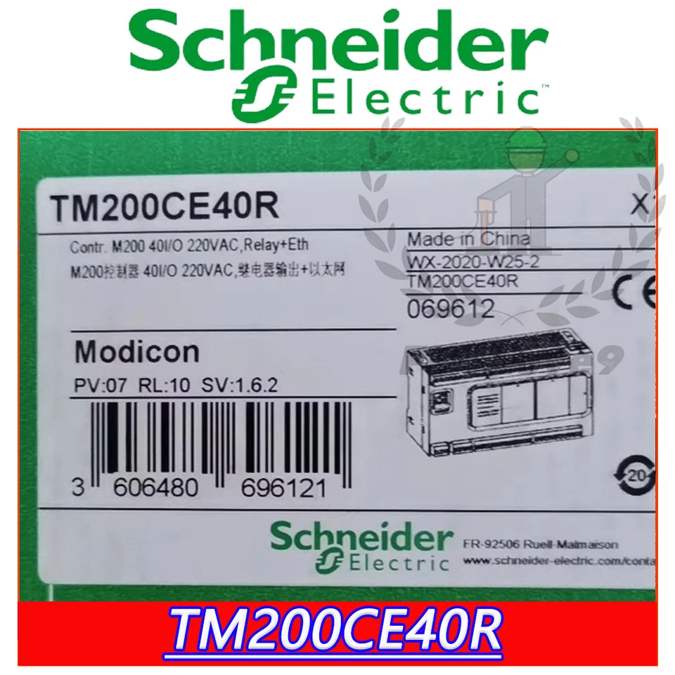 Schneider TM200CE40R controller Modicon Easy M200 40 IO relay Ethernet