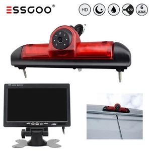 7" LCD Monitor Bremsleuchte Rückfahrkamera Für Fiat Ducato Peugeot Boxer Citroen - Bild 1 von 12