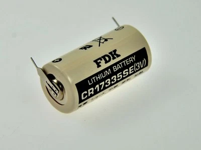 SANYO/ FDK 3V Lithium Batterie CR17335SE Lötfahne 2er Print CR17335 2/3A