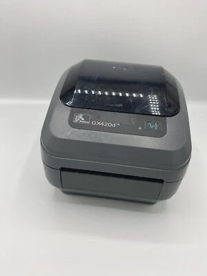 Zebra GX420d Thermal Label Printer USB/Serial/Ethernet w labels & Cables - Image 1 of 4