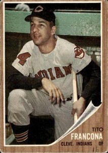 TITO FRANCONA 1962 Topps #97 BUY ANY 2 ITEMS FOR 50% OFF   B219R3S1P56