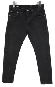 LEVI'S 512 Premium Big E Jeans Herren W31/~L27 Slim Tapered Fit Denim Schwarz - Bild 1 von 12