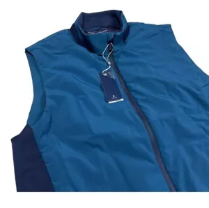 Holderness And Bourne Golf The King Weste meliert marine Stretch Small NEU 220 $ - Bild 1 von 12