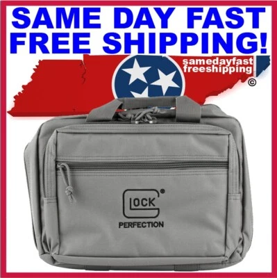 Glock GRAY OEM Double Pistol Padded Case AP60301 SAME DAY FAST FREE SHIPPING - Image 1 of 4