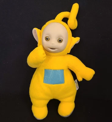 Muñeco LaLa de peluche parlante Playskool Laa-Laa 1998 amarillo Teletubbies vintage Foto 1 de 4