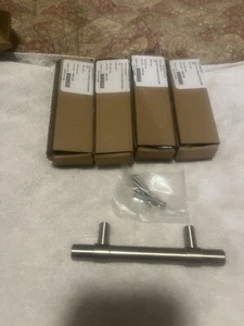 Rejuvenation 3" Drawer Pull Sommerville Brushed Nickel Lot Of 5 - Picture 1 of 4