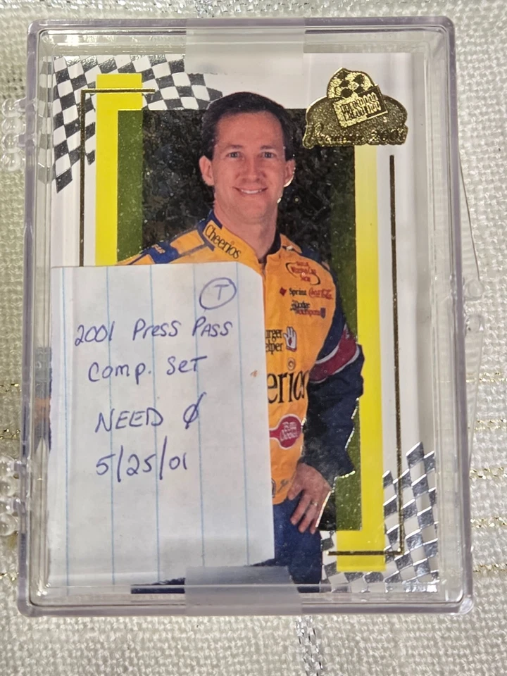 2001 Press Pass Premium Racing Silver Complete Set  1 - 81  - Image 1 of 4