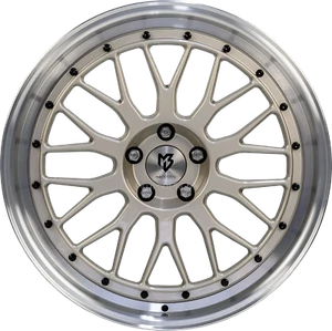 mbDESIGN Felge LV1 8,5x19 Zoll LK 5x115 ET35 ML 75.0 Champagner glänzend - Bild 1 von 4