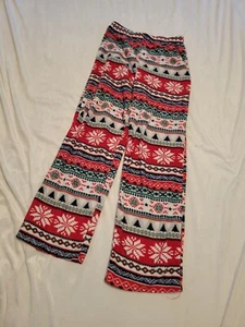 Merry Everything Christmas PJ Pants girls size 10/12 - Picture 1 of 5