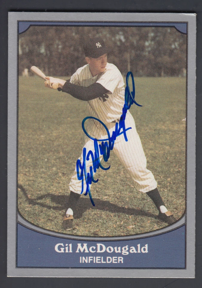 Gil McDougald Autographed 1990 Pacific Greats Baseball Card #94 NY Yankees - Image 1 of 1