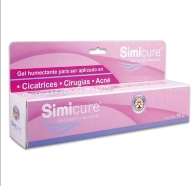 SIMICURE 凝胶护肤痤疮疤痕烧伤标记手术标记 60G — 第 1/2 张图片