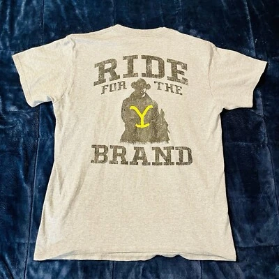 Paramount Yellowstone Ride For The Brand Men's T-Shirt Large Gray NWT - Image 1 of 4