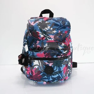 NWT Kipling KI2420 Ezra Small Backpack Travel Bag Polyester Brilliant Blossoms - Picture 1 of 12