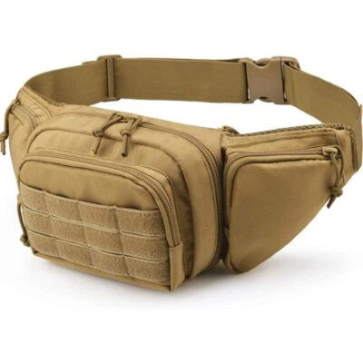 Tactical Pistol Pouch Waist Gun Pack Bag Fanny Packs Concealed Carry Gun Holster - Image 1 of 4