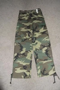 Pantalones largos militares BDU XSmall camuflaje Gore-Tex pantalones para clima frío #8 - Imagen 1 de 4
