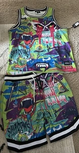 Rs1ne Basketball Jersy Set Size Large L Shorts & Athletic Shirt/Jersey NEW - Picture 1 of 7