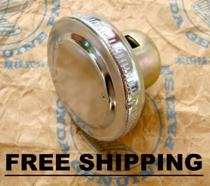 HONDA CHALY CF50 CF70 DAX ST50 MONKEY Z50 C70 CHROME FUEL GAS TANK CAP FREE SHIP - Picture 1 of 6