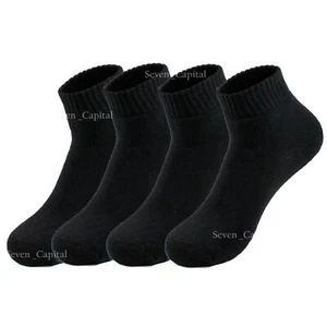 Set 6-12 Paar knöchelhohe Viertel tief geschnittene Crew-Baumwollsocken für Herren Damen Sport 9-11 10-13 - Bild 1 von 13
