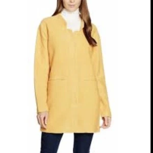 B.young Brittany straight cut yellow coat jacket size 8 10 new : - Picture 1 of 4