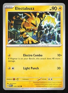 Electabuzz 125/165 Regular Near Mint Pokemon TCG Scarlet & Violet 151 MEW - Picture 1 of 1