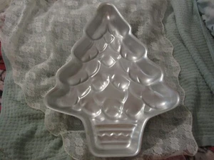 Vintage 1972 Wilton Weihnachtsbaum Kuchenform, Holiday Treeliteful - Bild 1 von 1