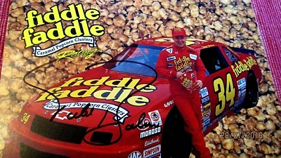 Foto firmada por TODD BODINE 8x10 Nascar Racing auténtica garantizada Foto 1 de 4